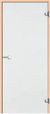 Produktbild von Harvia Frame Saunatür – Erle / Klarglas / 70 x 190