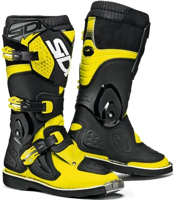 Produktbild von Sidi Flame Kinder Motocross Stiefel Grösse: 38, Farbe: Schwarz/Gelb