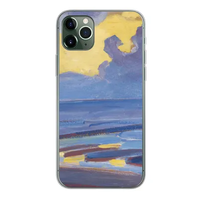 Produktbild von MuchoWow® Handyhülle Schutzhülle Hülle für iPhone 11 Pro Max Am Meer - Piet Mondrian Silikon Softcase Handy Hülle - Schutz