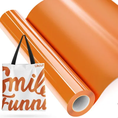 HTV Textilfolie Orange 30,5 cm x 6,1 m Rolle
