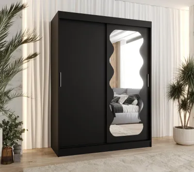 Obrázek produktu pro Šatní skříň 150 cm ROZANA - černá