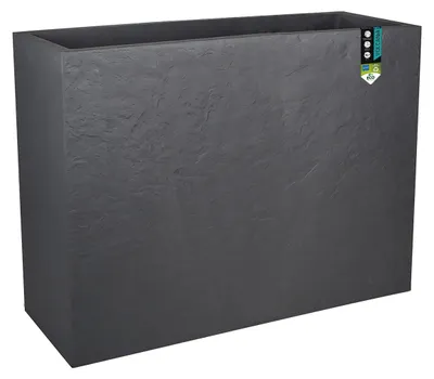 Produktbild von Wandpflanzkasten Blumenkasten Pflanzkasten - 63 Liter - 99 x 29 x 78 cm - Anthrazit - Mit Wasserspeicher für Innen und Außen