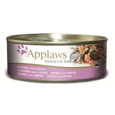 Produktbild von Applaws Cat 24x156g | Makrele & Sardine