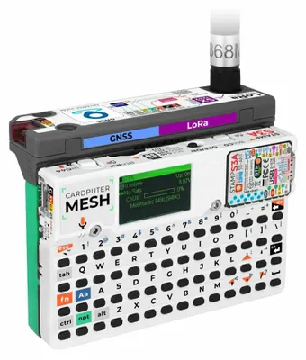 Produktbild von M5Stack Cardputer, ESP32-S3, programmierbarer Taschencomputer mit Tastatur & Display - Auswahl: Cardputer Mesh Kit