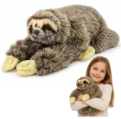Produktbild von Kuscheltier Faultier, realistisches Maskottchen
