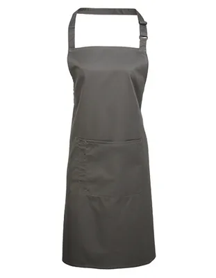 Immagine prodotto di Premier Workwear PR154 | Colours Grembiule con tasca - 72 x 86 cm - Lavabile fino a 60 - Colore: Grigio scuro (circa Pantone 431) - Dimensioni: 72 x 86 cm