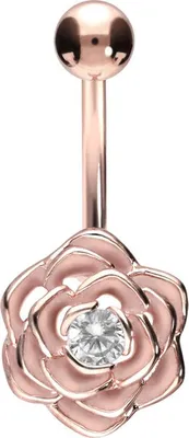 Produktbild von Bauchnabelpiercing Chirurgenstahl Bananabell BLUME