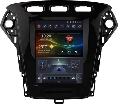 Zdjęcie produktu dla Radio samochodowe z Bluetooth – CarPlay – Do Forda Mondeo MK4 / Galaxy A/C (2011-2013) – Kompatybilne z Apple i Android – Stereo – System nawigacyjny – 3 GB RAM / 32 GB ROM