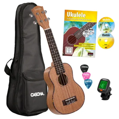 Produktbild von Cascha HH 2027 Soprano Ukulele Starter Pack