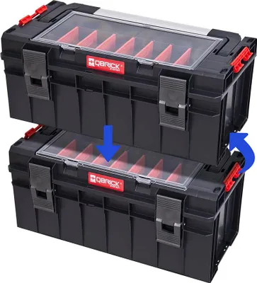 Obrázok produktu pre Qbrick System PRO 700 Expert stohovateľný 650 x 270 x 272 mm 29l IP54 s 11 priehradkami