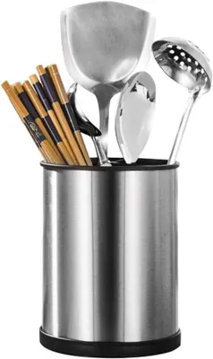 Produktbild von Küchenutensilien-Organizer – Küchenorganisation – Fingerabdruckbeständig – 18,5 x 14 cm – Silberfarben