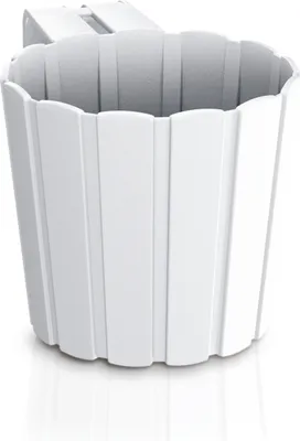 Produktbild von Boardee Hook Balkonblumentopf Balkonkasten Blumentopf Pflanzkübel 144x212x130mm Weiß