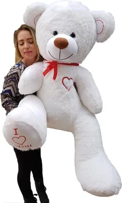 Obrázek produktu pro Velký plyšový medvídek, 160 cm, bílý