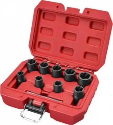 Obrázok produktu pre Kľúče nástrč. TWIST, na poškod. matice 3/8", 10ks
