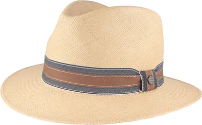 Original schmaler Brisa Panama Hut UV 50 von Hut-Breiter in beige