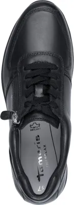 Produktbild von Tamaris Damen Sneaker Slipper aus Leder mit Reißverschluss 1-23711-42, Größe:42 EU, Farbe:Blau