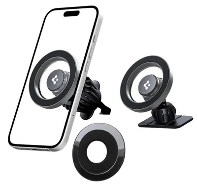 Obrázok produktu pre Spigen , Mobilný telefón / smartfón, Pasívny držiak, Auto, Čierna