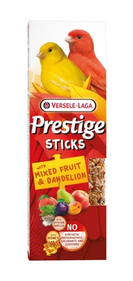Image de Prestige Sticks Kanarien mit gemischten Früchten & Löwenzahn - 2 Stück - 60 g