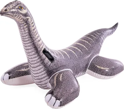 Produktbild von INTEX Aufblasbare Brontosaurus Ride-On Luftmatratze, Lila, 94x178 cm, Vinyl, mit 2 Haltegriffen, bis 40 kg, ab 3 Jahren