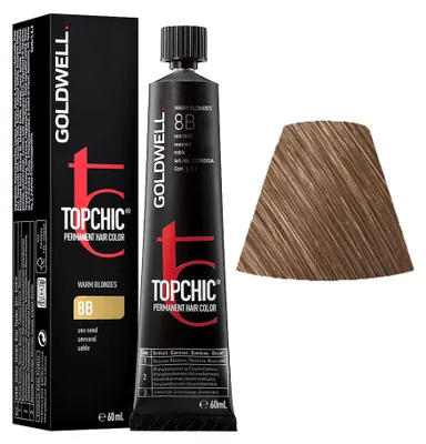 Produktbild von Goldwell Topchic Hair Color Professionelle permanente Haarfarbe für alle Haartypen 8B 60 ml