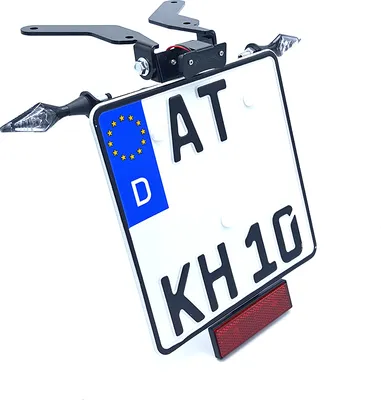 Produktbild von alpha Technik Kennzeichenhalter Kawasaki Z750/Z1000, ZR750L/ZRT0 für Z750 ZR750L