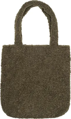 Produktbild von styleBREAKER Damen Tasche aus Teddyfell mit breiten Henkeln | kuschelige Beuteltasche mit Magnetverschluss | weich gefüttert & ideal als Shopper