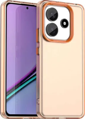 Produktbild von Handyhülle für Xiaomi Redmi Note 14 5G Schlank Durchscheinend Matt Stoßfest Schutzhülle Orange