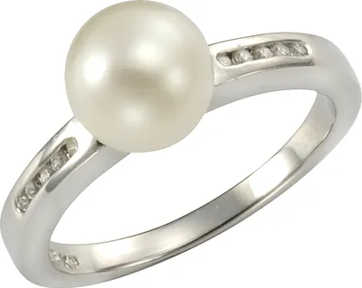 Produktbild von Zeeme Pearls Ring 925/- Sterling Silber weiß 052 (16,6) Perle weiß 358271048