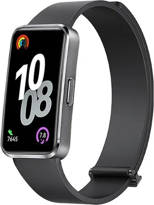Obrázek produktu pro INF Magnetický silikonový řemínek pro Huawei Band 8/9/10 - Pohodlí a styl Černá