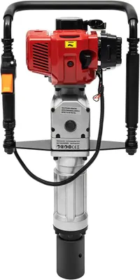 Produktbild von 2-Takt Benzin Pfahlramme, 52CC 1900 W Zaunbau Pfostentreiber | 55 J Benzinpfahlramme mit 2 Pfostenköpfe(55–70 Mm)