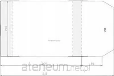 Zdjęcie produktu dla Okładka regulowana 250x450mm (50szt)