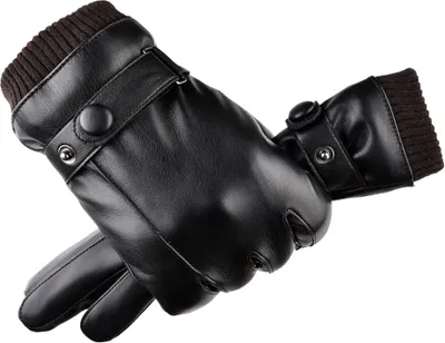 Produktbild von Winterhandschuhe aus Schaffell, warme Touchscreen-Messaging-Handschuhe mit Kaschmirfutter