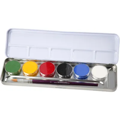 Produktbild von Creativ Company 76135, Schwarz, Blau, Grün, Rot, Weiß, Gelb, Hart, 6 Stück(e)