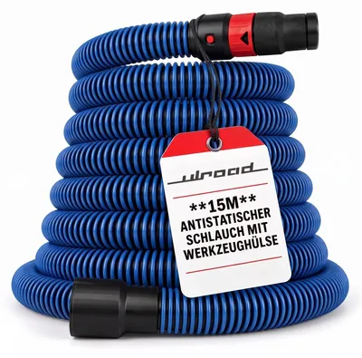 Produktbild von 15m Staubsaugerschlauch antistatisch passend für Nilfiks Wap Alto 58mm