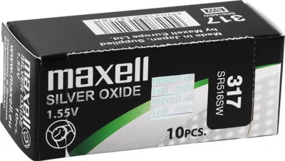 Produktbild von MAXELL Knopfzellen, 0% Quecksilber, VE 10 Stk 301 - 399