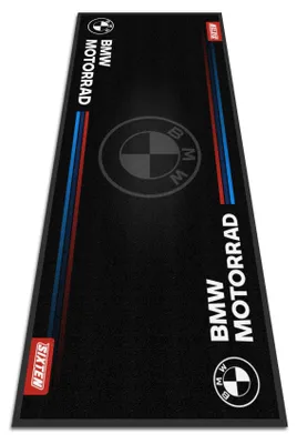 Obrázok produktu pre SIXTEN BMW Motorsport Podložka pod motocykel Lager 95x240 – Ekologická podložka do garáže a paddocku – Prateľná, absorbujúca olej a šetrná k životnému prostrediu – Ochranné podložky pre motocykle