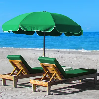 Produktbild von Sekey Sonnenschirm Rund Ø 160 cm Terrassen Gartenschirm Strandschirm mit kurbel & Schutzhülle Neigungswinkel und Höhe verstellbar, Grün