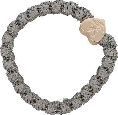 Produktbild von By Eloise London Gold Heart Woven Pebble Grey