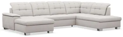 Produktbild von Selsey Jamaal - Wohnlandschaft mit Schlaffunktion und Stauraum, linksseitig, creme