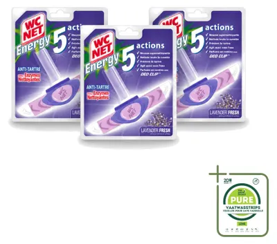 Produktbild von 3 x WC Net Toiletstein Lavendel - Großpackung - 3 Stücke