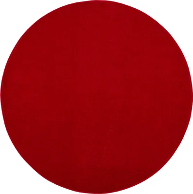 Produktbild von Teppich UNI 9504 RED 150x150 rund