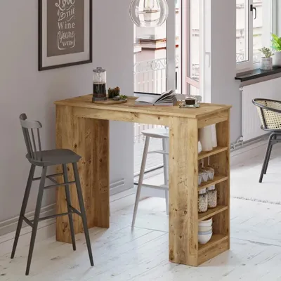 Zdjęcie produktu dla Stół barowy Houseland Masasi sosna Atlantic