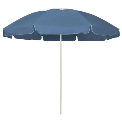 Immagine prodotto di Maison Exclusive - Ombrellone da spiaggia blu 240 cm