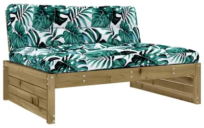 Produktbild von vidaXL Mittelsofa 120x80 cm Kiefernholz Imprägniert