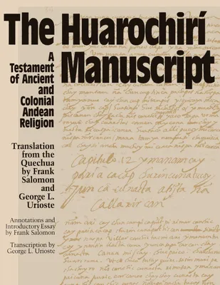 Produktbild von The Huarochiri Manuscript