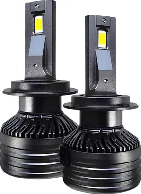 Zdjęcie produktu dla Avizar, zestaw 2 sztuk reflektorów samochodowych LED C11 H11 35 W Plug & Play, czarny