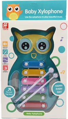Produktbild von Kinder Xylophon 6 Töne Buntes Musikinstrument - Edukatives Spielzeug zur Früherziehung