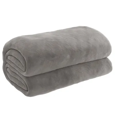 Produktbild von Gewichtsdecke mit Bezug Grau 135x200 cm 10 kg Stoff