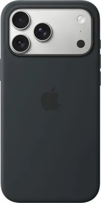 Zdjęcie produktu dla Etui silikonowe APPLE iPhone 17 Pro Max, MagSafe, Czarne, Ochronne