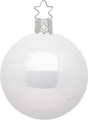 Produktbild von Kugel, porzellanweiß opal, 8cm